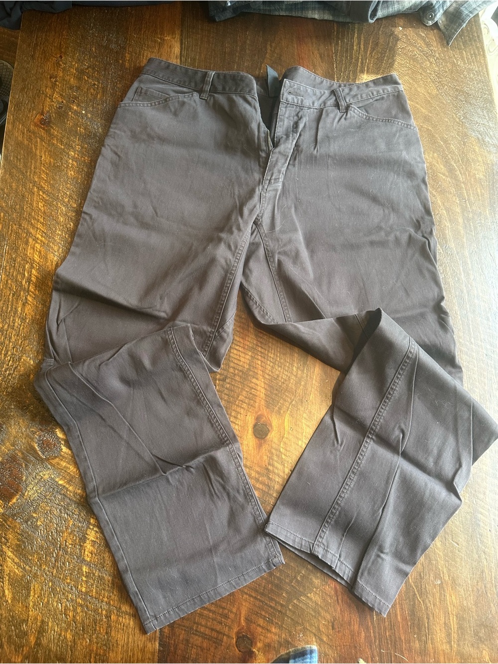 Mountain Hardwear Men's Zip-Front Pants in Brown